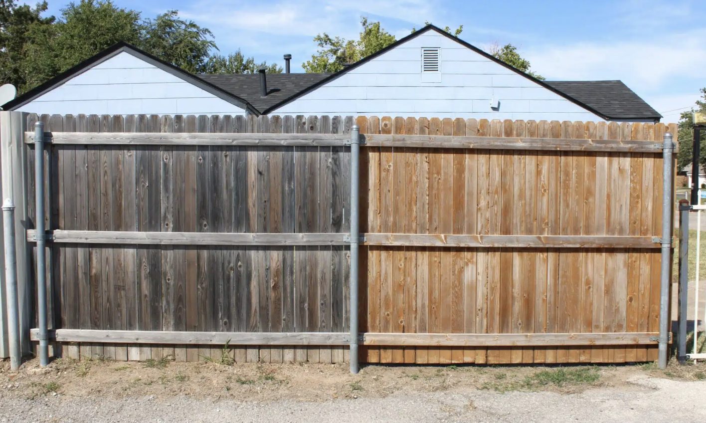 Fence Cleaning Result